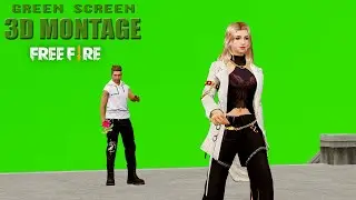 Free Fire 3D Sad Love Montage Green Screen Video