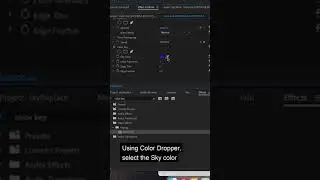 Replacing Sky in Premiere Pro | Adobe Premiere Pro Tutorial | Youtube Shorts