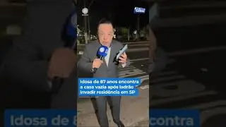Idosa de 87 anos encontra a casa vazia após ladrão invadir residência em SP 