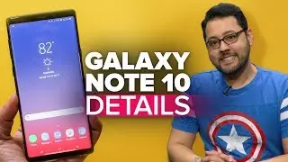 Galaxy Note 10 details leak (Alphabet City)