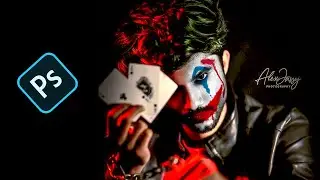 Photoshop Tutorial | Joker face editing in photoshop | F Educators