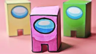 How to Make Paper Among Us Character | Origami AMONG US step by step