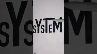 Create a cool logo - SYSTEM