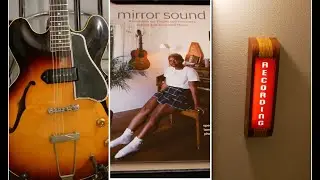 YHRS Vlog March 2022 - A vintage Gibson, drum machine, recording light, and self-recorded music