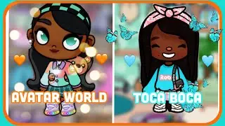 AVATAR WORLD VS TOCA BOCA | School Morning routine! 🥰| My Loca Toca