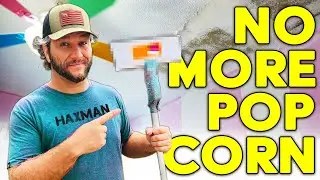 SECRET to Removing Popcorn Ceilings FAST!