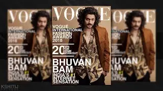 VOGUE Magazine Cover Design in Photoshop | BHUVAN BAM | Speedart