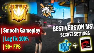 Secret Setting  MSI App Player 100 % Lag Fix 😱 | Eva Lost |
