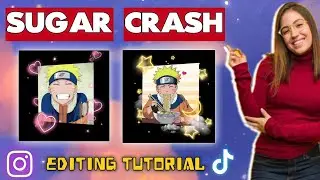 How to do SUGAR CRASH Edit in Smartphone || Sugar Crash Insta Reels Editing Tutorial