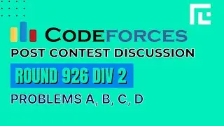 Codeforces Round 926 | Video Solutions - A to D | by Raghav Goel | TLE Eliminators