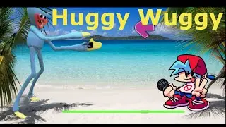 FNF VS Huggy Wuggy (on the beach)