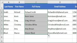How to Combine Text from Multiple Cells into One Cell in Excel