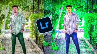 Green effect Lightroom photo editing totorial | colour grading in Lightroom