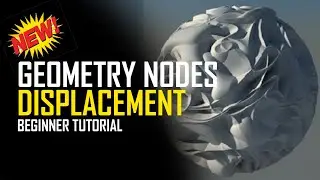 Blender Geometry Nodes for beginners making a displacement modifier