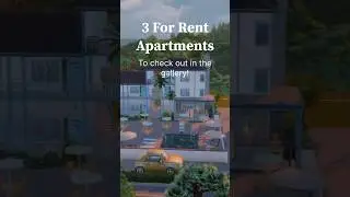 3 For Rent Apartment Builds to check out in the gallery! 