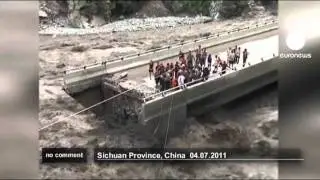 Daring Chinese flood rescue