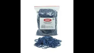 40mm Mavi Kauçuk Paket Ambalaj Lastiği