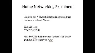 Home Network IP Addresses