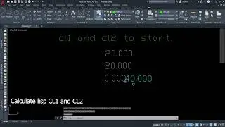 Calculate numbers automatically in AutoCAD by Auto lisp.
