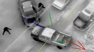 Shocking aerial video of Calgary car thieves in action