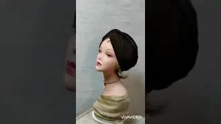 Тюрбан, Шапка чалма теплая из кримплена с набивкой на подкладе на ВЫБОР