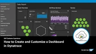 How to Create and Customize a Dashboard in Dynatrace- SAP Commerce - SAP Micro Learning