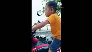 Jairus Vhan loves to ride a motorcycle