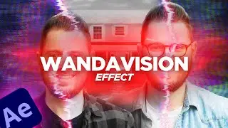 WandaVision Scarlet Witch Powers Effect | After Effects + Mocha AE Tutorial