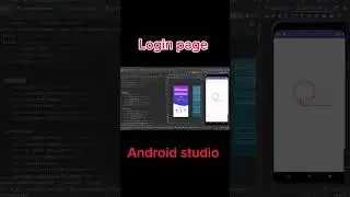 Login page in Android #android #studio