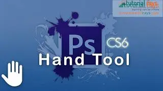 2  Hand Tool  H - Photoshop hand Tools | How to use Photoshop Span hand Tool