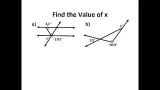 Find the Value of x