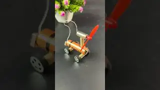 DIY Car Making Project | Air Power Car Making With DC Motor 