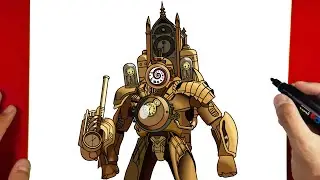 How to Draw Clockman Skibidi Toilet Multiverse