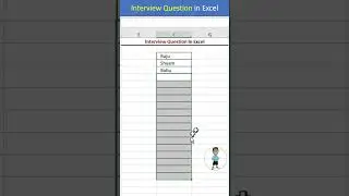 Excel Interview Question Tips and Tricks 
