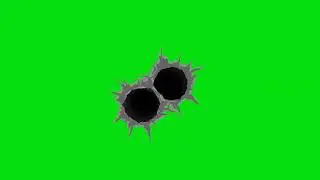 Top 04 Bullet Holes Green Screen VFX Effects