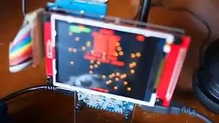 Orange Pi Zero playing retro games on a ili9341 TFT LCD screen