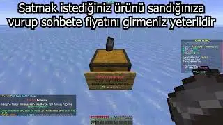 CraftLime Towny: Sandık Marketi Oluşturma