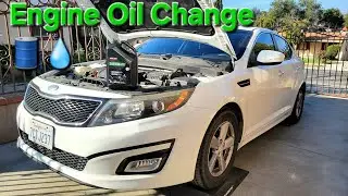 Kia Optima / Hyundai Sonata Engine Oil Change *FULL Steps!* (2011-2020) #sportage #santafe #tucson