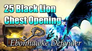 Guild Wars 2 - 25 Black Lion Chest Opening - Ebonhawke Defender Chest | JessTheStardustCharr