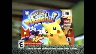 Hey You Pikachu Video Game (2000) Television Commercial - Pokémon N64 Nintendo