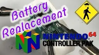 N64 Controller Pak Battery Replacement