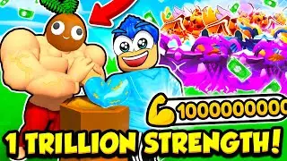 I Got 1 TRILLION STRENGTH In Arm Wrestle Simulator!