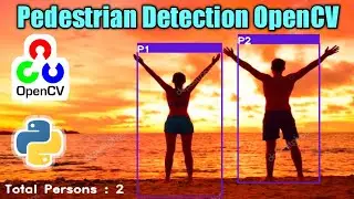 Pedestrian Detection OpenCV Python | OpenCV Projects