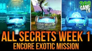 All Encore Secrets Week 1 (Secret Chests, Catalyst, Intrinsic Perk) - BETTER VERSION - Destiny 2