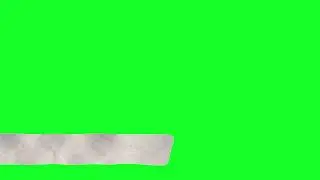 Green screen lower third left FREE animation crumpled paper no copyright