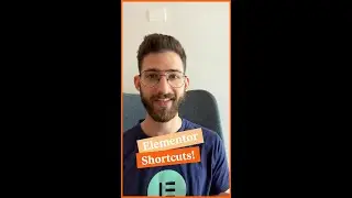 Useful Elementor #Shortcuts ✨ - Part 1! #Shorts