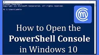 How to open PowerShell in Windows 10