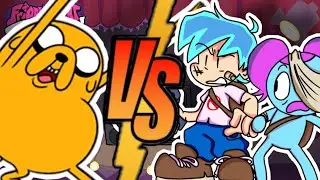 FNF VS Jake Adventure Time Friday Night Funkin Mod