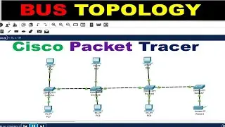 Bus Topology in Cisco Packet Tracer | Computer Network Topology .