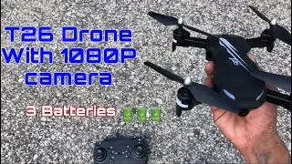 Wipkviey T26 Drone with 1080P Camera - Flight Review